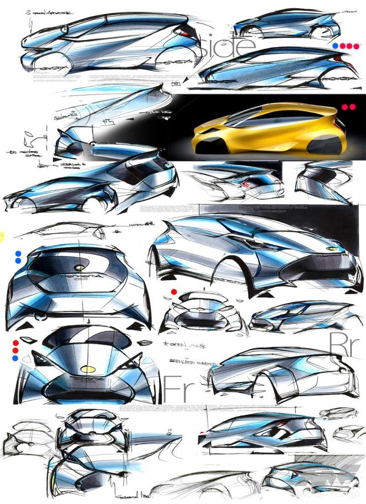 「新型トヨタ・アクア　担当デザイナーが新型アクアに向けたコメントを公表　Harmo-teckがもたらす人と寄り添うカタチ」の5枚目の画像