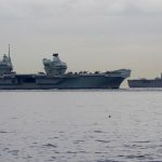 「英空母「クイーン・エリザベス」が東京湾・浦賀水道で護衛艦「いせ」と並進、『防衛百景』の現場を見に行く：英海軍・海上自衛隊」の2枚目の画像ギャラリーへのリンク