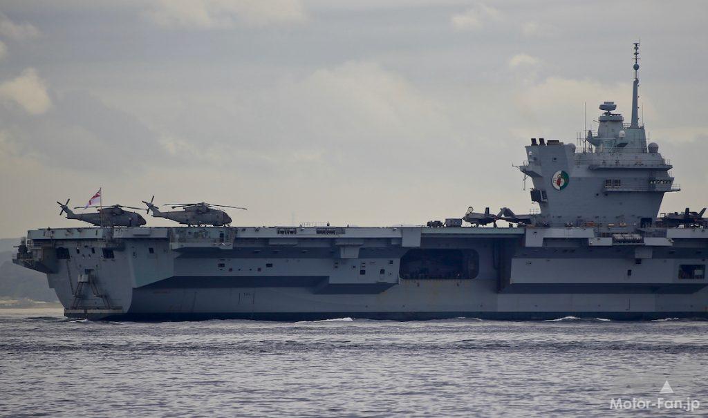 「英空母「クイーン・エリザベス」が東京湾・浦賀水道で護衛艦「いせ」と並進、『防衛百景』の現場を見に行く：英海軍・海上自衛隊」の5枚目の画像