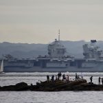 「英空母「クイーン・エリザベス」が東京湾・浦賀水道で護衛艦「いせ」と並進、『防衛百景』の現場を見に行く：英海軍・海上自衛隊」の6枚目の画像ギャラリーへのリンク