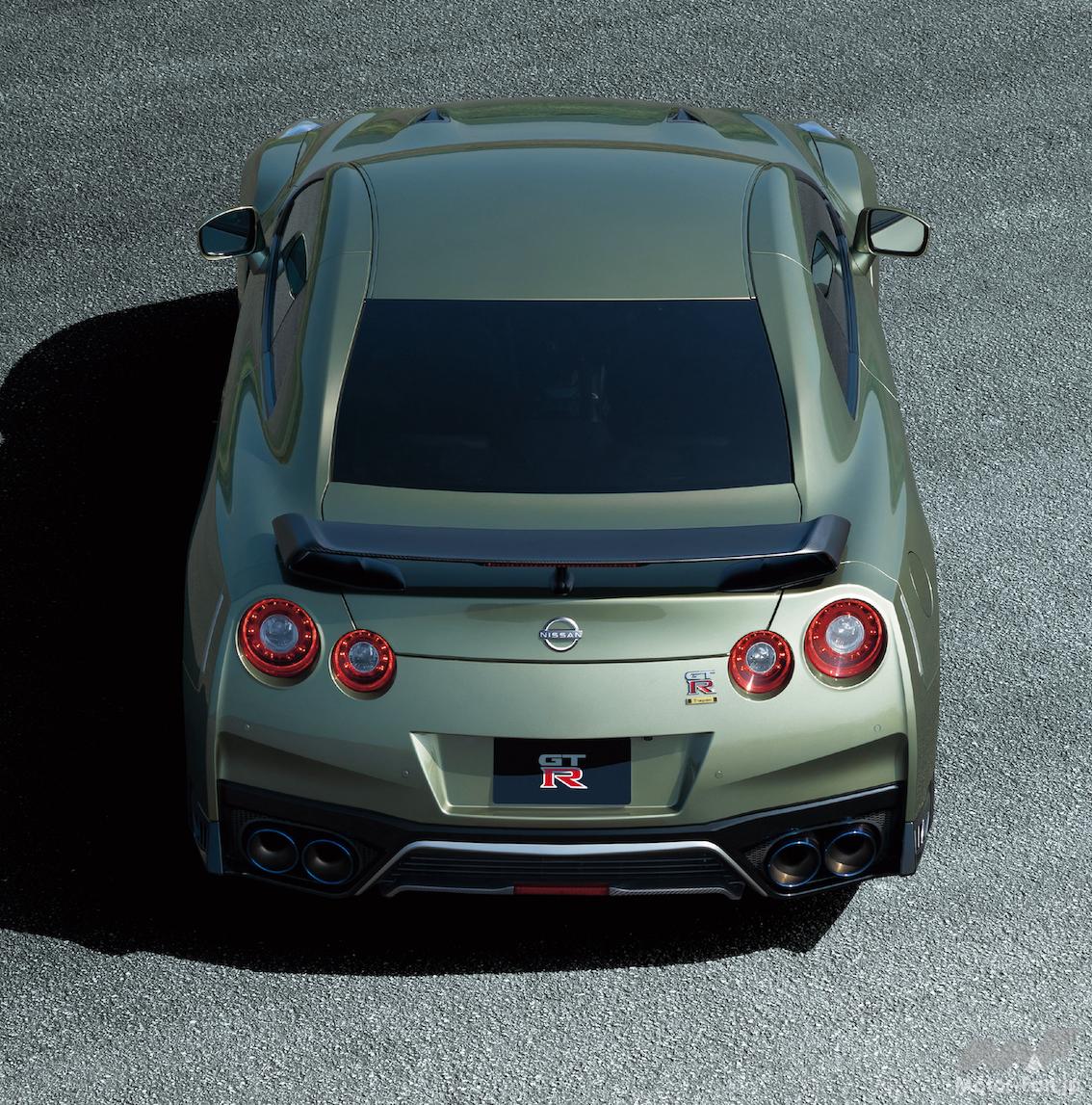 「日産GT-R 2022年モデル発表 特別仕様車に「T-spec」が登場。ボディカラーは「ミッドナイトパープル」と「ミレニアムジェイド」！」の3枚目の画像