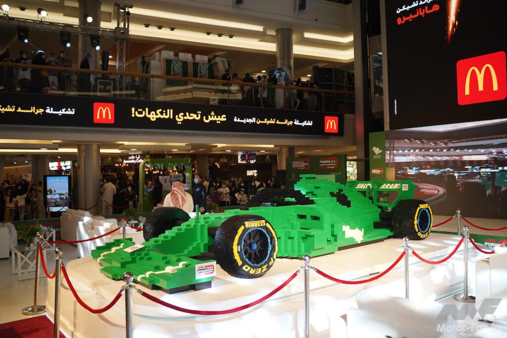 「レゴ50万個以上！ 世界で最も大きなF1カー サウジアラビアGPの盛り上げでレゴブリックF1カーの製作」の2枚目の画像