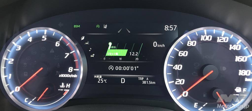 「トヨタ・クラウンRS：2.0ℓターボの「スポーツ・クラウン」のアクセルをそっと踏んで400km走った燃費は？」の19枚目の画像
