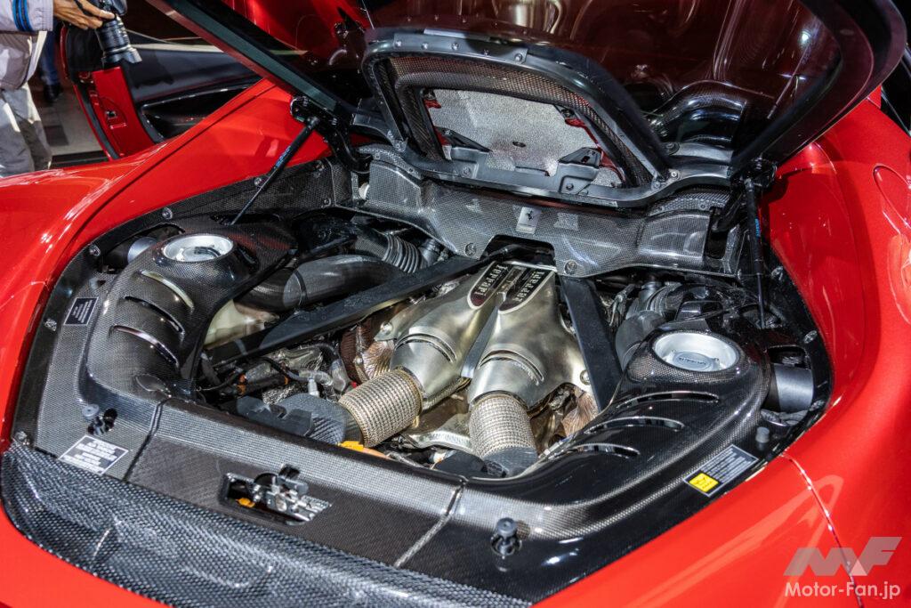 「最高速度330km/h！ V6ターボエンジン搭載のハイブリッド・スーパーカー、 フェラーリ296GTBが日本初お披露目」の28枚目の画像