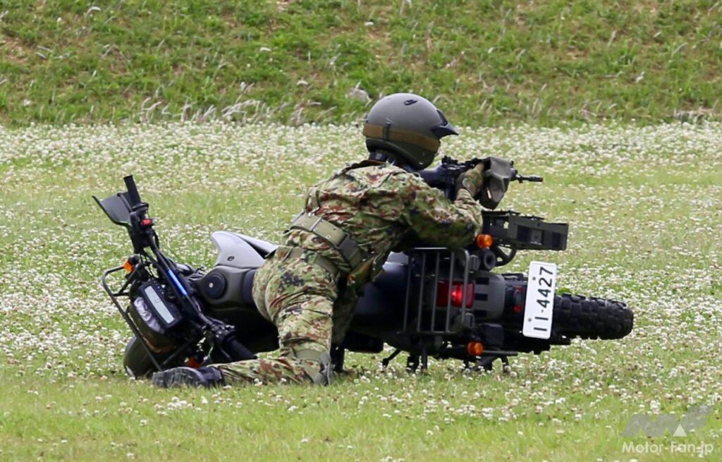 「陸上自衛隊：偵察や伝令、連絡……多目的に活躍する「オートバイ」はカワサキ・KLX250」の4枚目の画像
