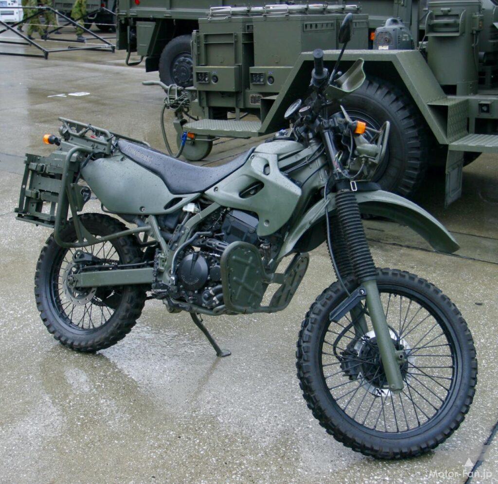 「陸上自衛隊：偵察や伝令、連絡……多目的に活躍する「オートバイ」はカワサキ・KLX250」の8枚目の画像