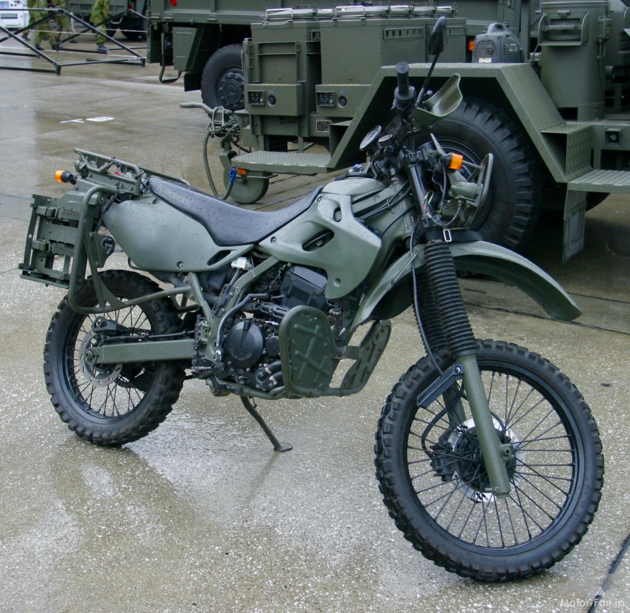 陸上自衛隊 偵察や伝令 連絡 多目的に活躍する オートバイ はカワサキ Klx250 画像ギャラリー 3枚目 全8枚 Motor Fan モーターファン