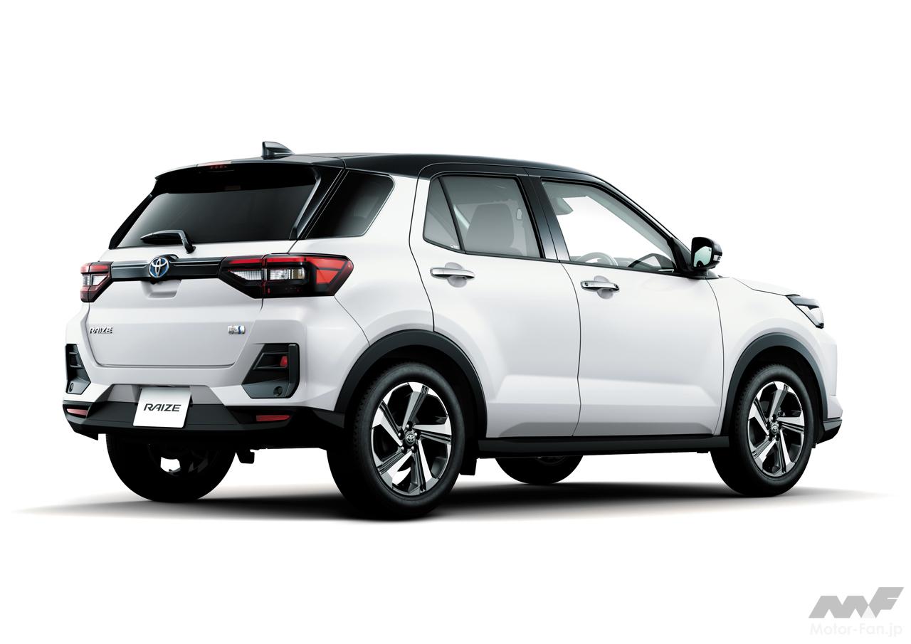 トヨタのコンパクトSUV「ライズ」に1.2ℓハイブリッド仕様「e-SMART 