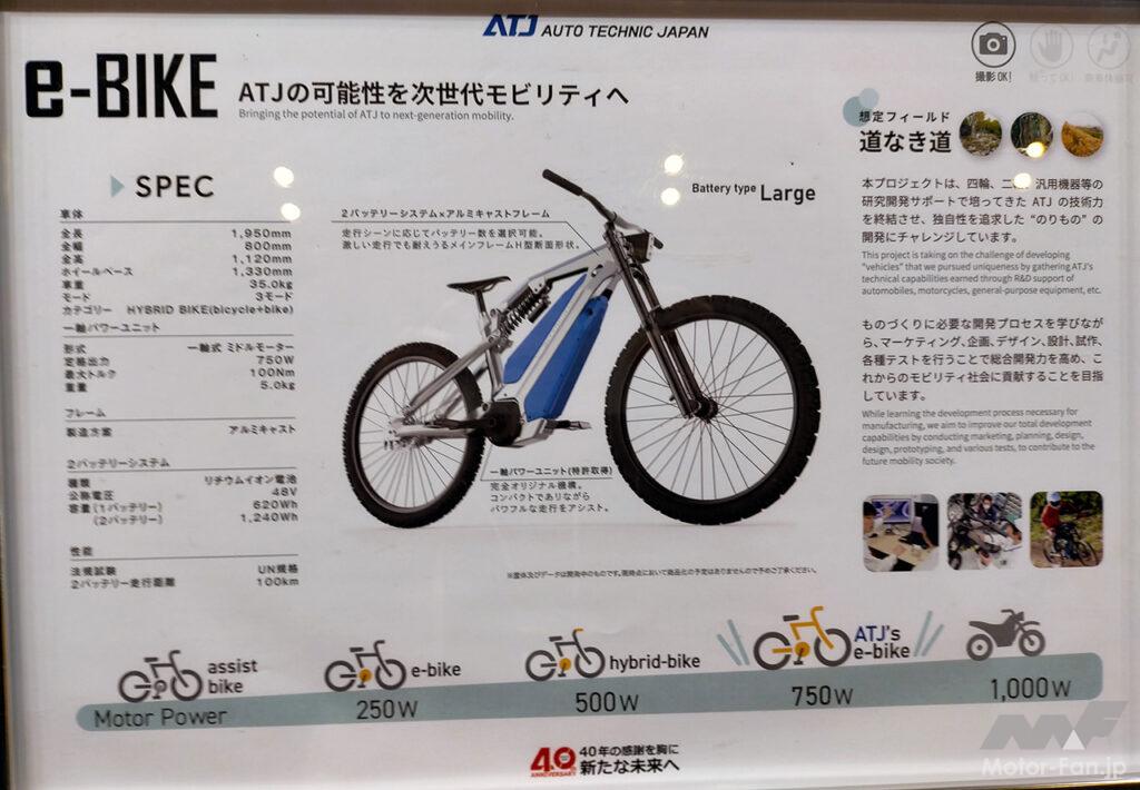 「厳選・最新のE-BIKE＆電動アシスト自転車【東京オートサロン2022】」の16枚目の画像
