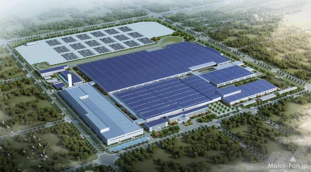 「中国の東風ホンダが今後投入を拡大するEVの生産体制構築に向けてEV専用工場を湖北省武漢市に建設。2024年の稼働開始目指す」の1枚目の画像