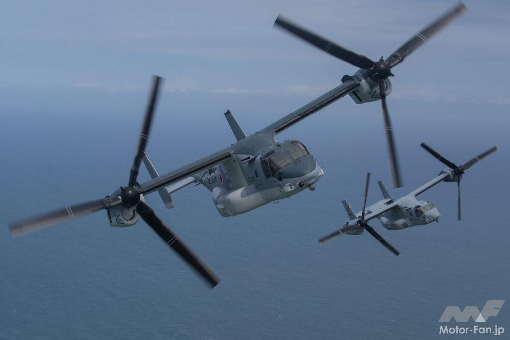 「陸上自衛隊：ヘリコプターの能力を見る④、ティルトローター「オスプレイ」陸上戦力を急速投入する能力」の1枚目の画像