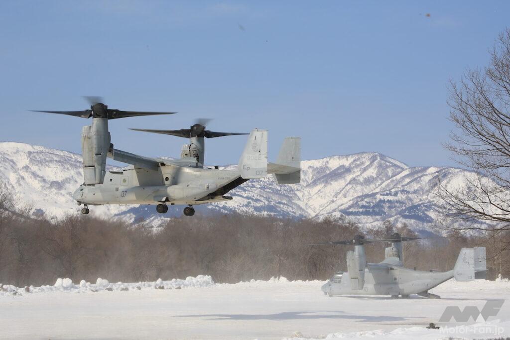 「陸上自衛隊：ヘリコプターの能力を見る④、ティルトローター「オスプレイ」陸上戦力を急速投入する能力」の3枚目の画像