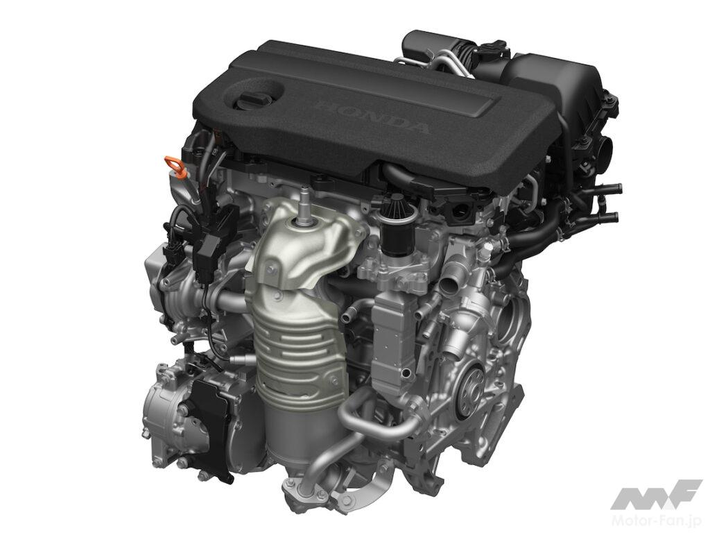 「新型ホンダ・シビックe:HEVが搭載する新開発エンジンは「燃費と走り」を両立する 2.0ℓ直4直噴アトキンソンサイクルエンジン」の1枚目の画像