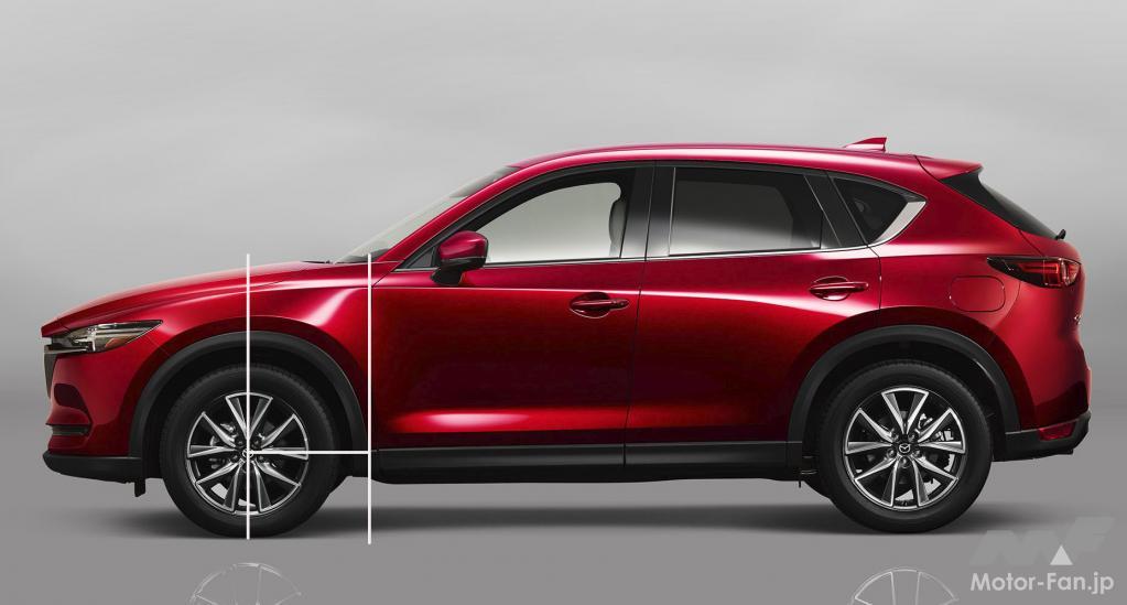 「マツダ新型CX-60のプロポーションは「後輪駆動」の文法どおり？  CX-5、CX-8、CX-50と比べてみる」の12枚目の画像