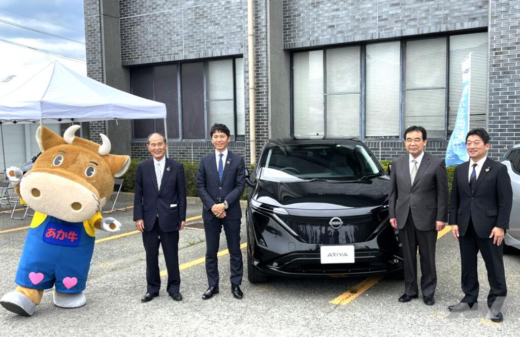 「日産自動車が阿蘇市（熊本県）と電気自動車を活用した「持続可能なまちづくりに関する包括連携協定」を締結」の1枚目の画像