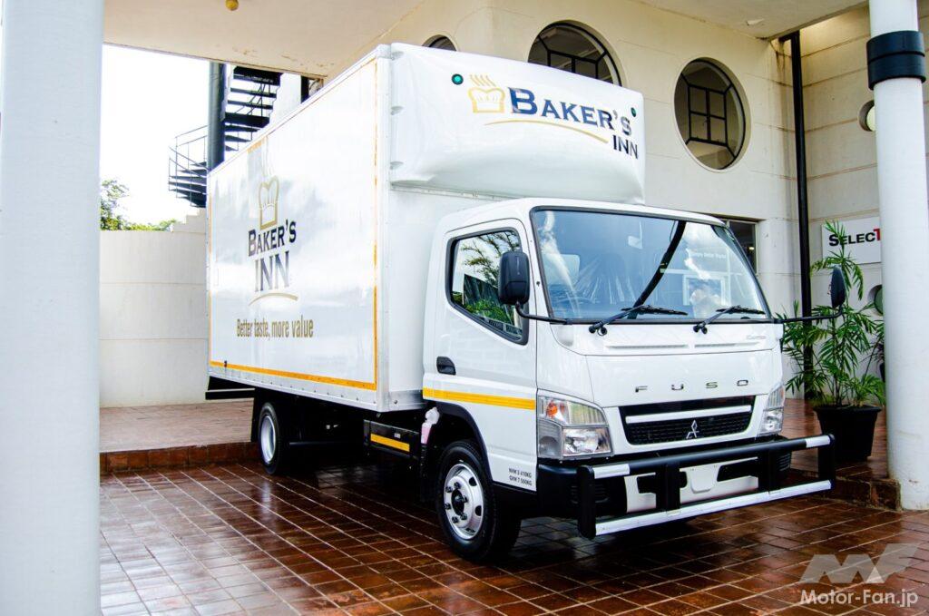 「三菱ふそうが小型トラック「キャンター」250台をジンバブエの食品メーカーに納入」の1枚目の画像