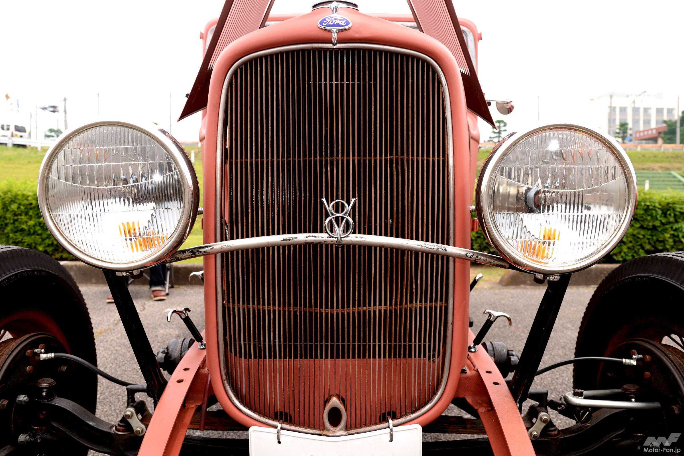 「これはスゴイ！ 「アメリカングラフィティに憧れて」 貴重なホットロッド、1932年型フォード・デュース現る！ 【クラシックカーヒストリックカーミーティングTTCM2022】」の3枚目の画像