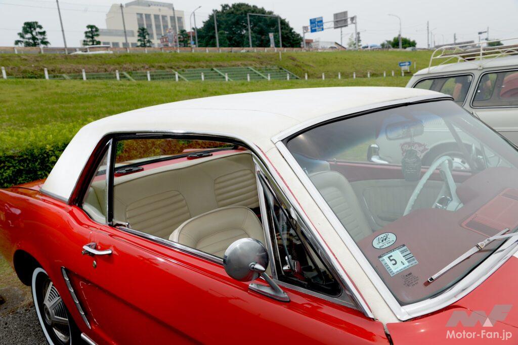 「元祖スペシャルティカー！ ノーマルにこだわった初代フォード・マスタング 【クラシックカーヒストリックカーミーティングTTCM2022】」の3枚目の画像