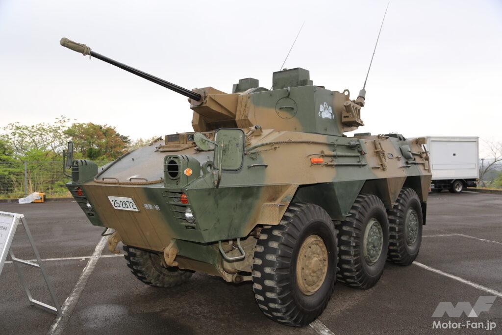「陸上自衛隊：戦闘装甲車両上に、立つ?! モーターファンフェスタ2022に登場した87式偵察警戒車（RCV）」の3枚目の画像