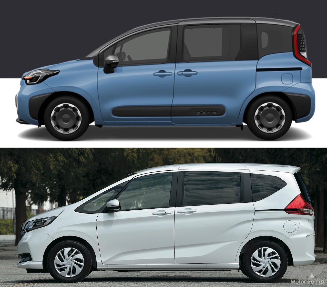 新型シエンタ Vs ホンダ フリード 3列シートコンパクトミニバン頂上対決 画像ギャラリー 1枚目 全15枚 Motor Fan モーターファン