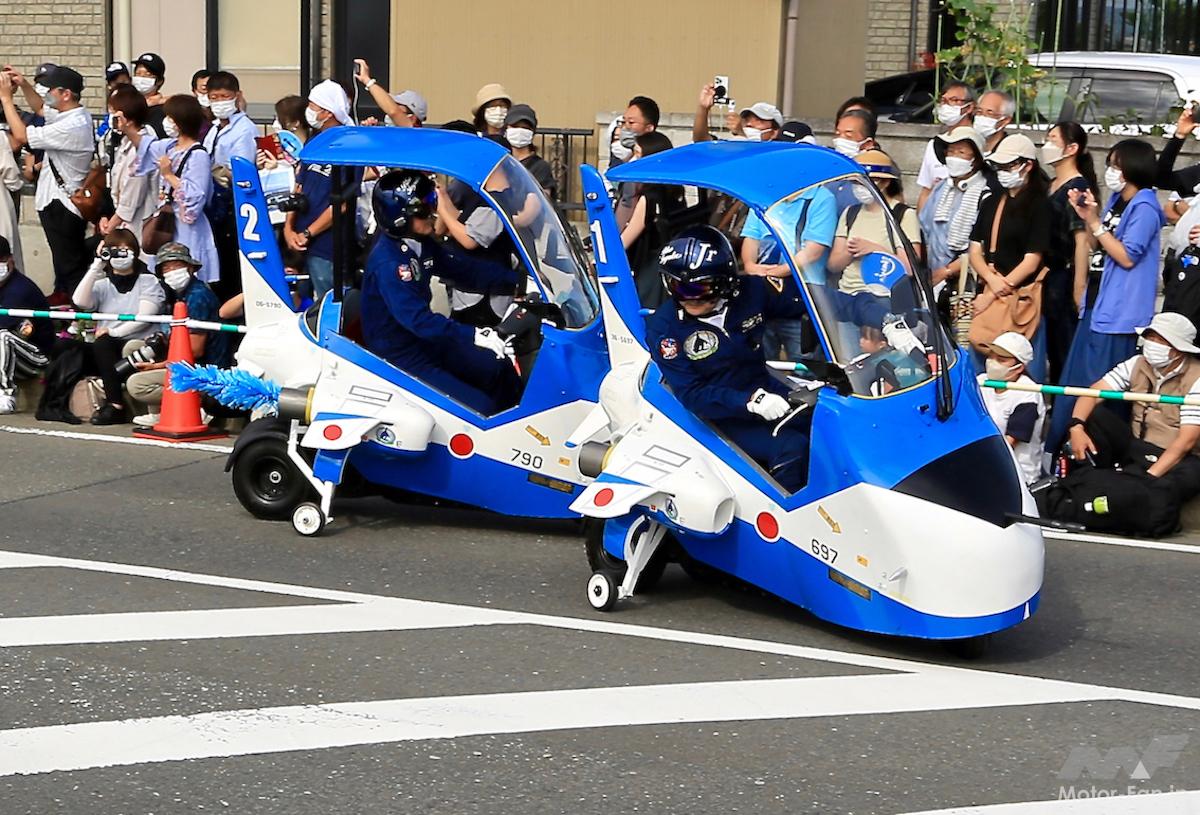 路上を『飛ぶ』？ ブルーインパルスJr. が「東松島夏まつり」で、展示飛行！【自衛隊新戦力図鑑｜航空自衛隊】 ｜ Motor-Fan[モーターファン]