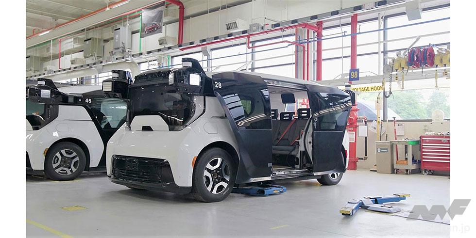 「ホンダが6人乗り自動運転車両の試作車「クルーズ・オリジン」の製造を完了！日本導入に向けアメリカでテスト走行を実施。」の2枚目の画像