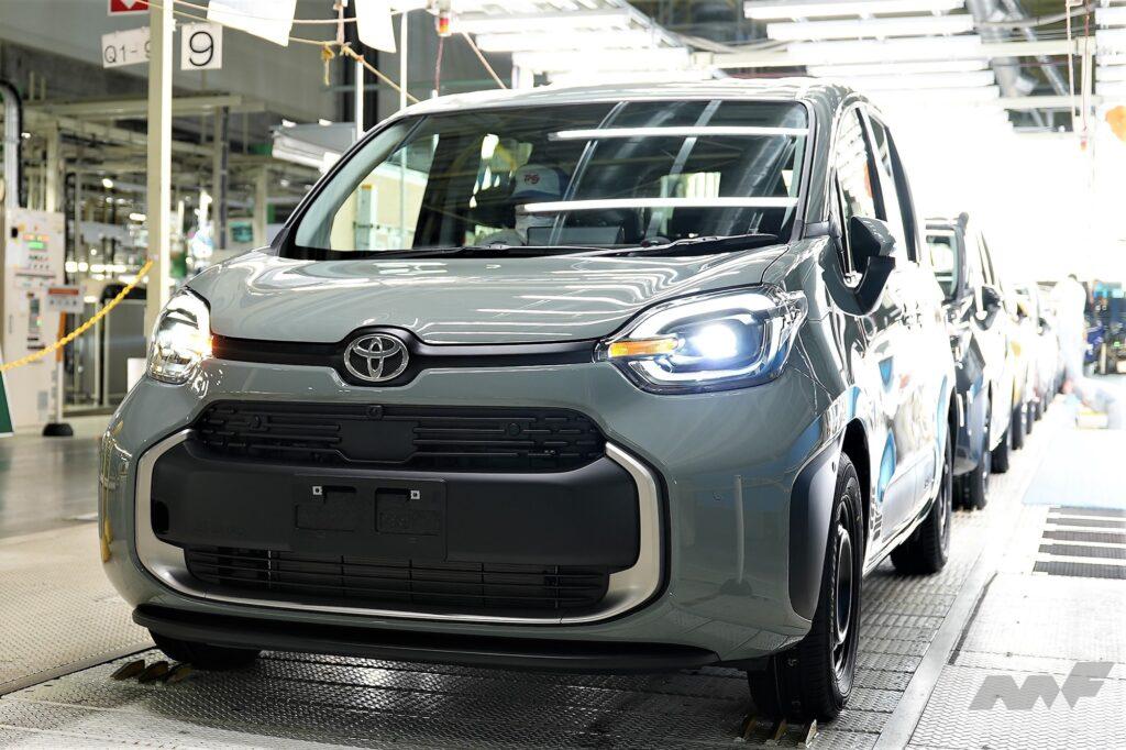 「新型シエンタがラインオフ！トヨタ自動車東日本 宮城大衡工場で生産を開始した」の2枚目の画像