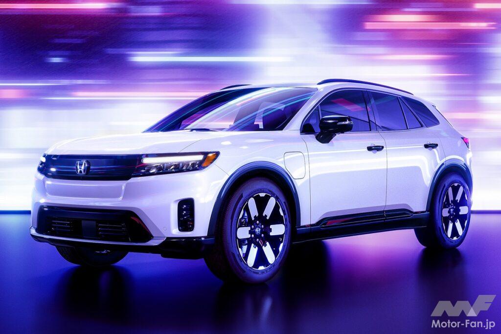 「ホンダ初のフル電動SUV「プロローグ」が2024年北米で発売予定！クリーンモダンなスタイリングを公開！」の1枚目の画像