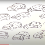 「Z32のチーフデザイナー山下敏男氏　YouTubeでカーデザインの仕方をレクチャー中!!  第12回　なんだこのスポーツカーは!」の4枚目の画像ギャラリーへのリンク
