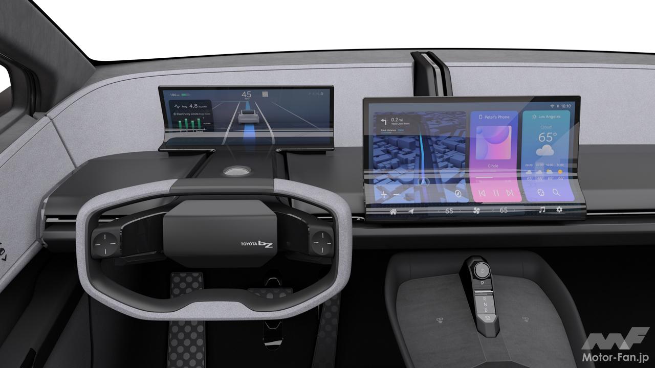 「トヨタが小型電動SUV「bZコンパクトSUVコンセプト」を米国で初公開！￼」の6枚目の画像
