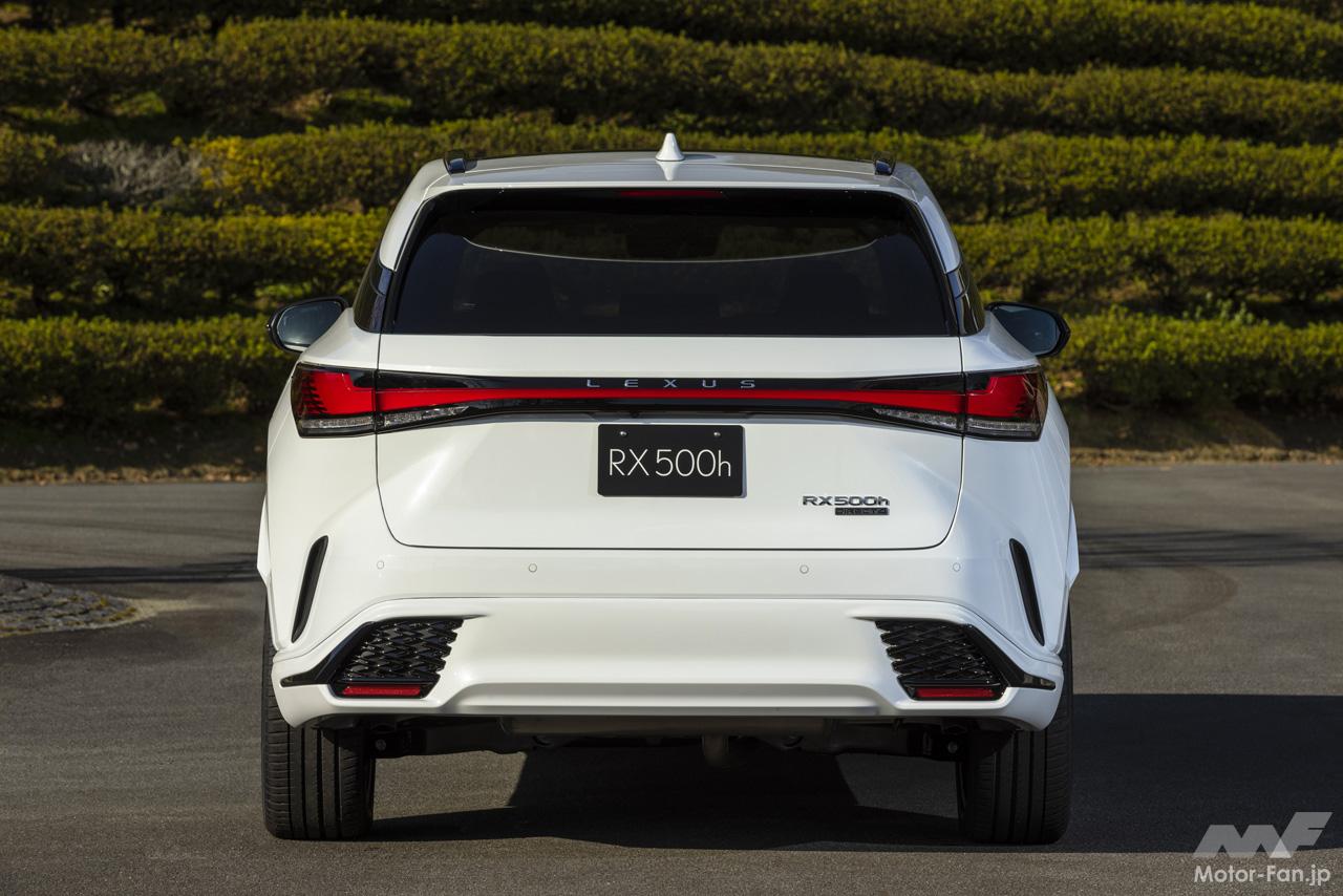 Lexus Rs Rear 新型「レクサスRX」発売! ハイブリッドのパフォーマンスモデルを設定 | 画像ギャラリー ( 7枚目 / 全21枚 ) | Motor-Fan ...