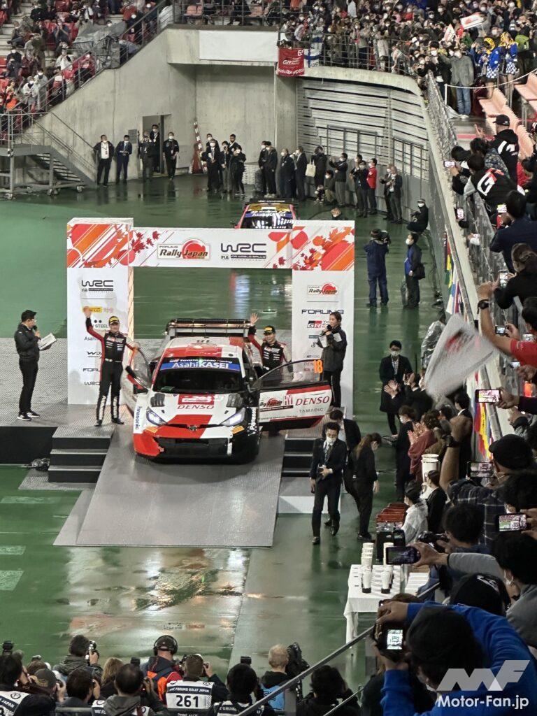 「WRCラリージャパン、トヨタの勝田貴元選手が地元で3位表彰台獲得！ 」の11枚目の画像
