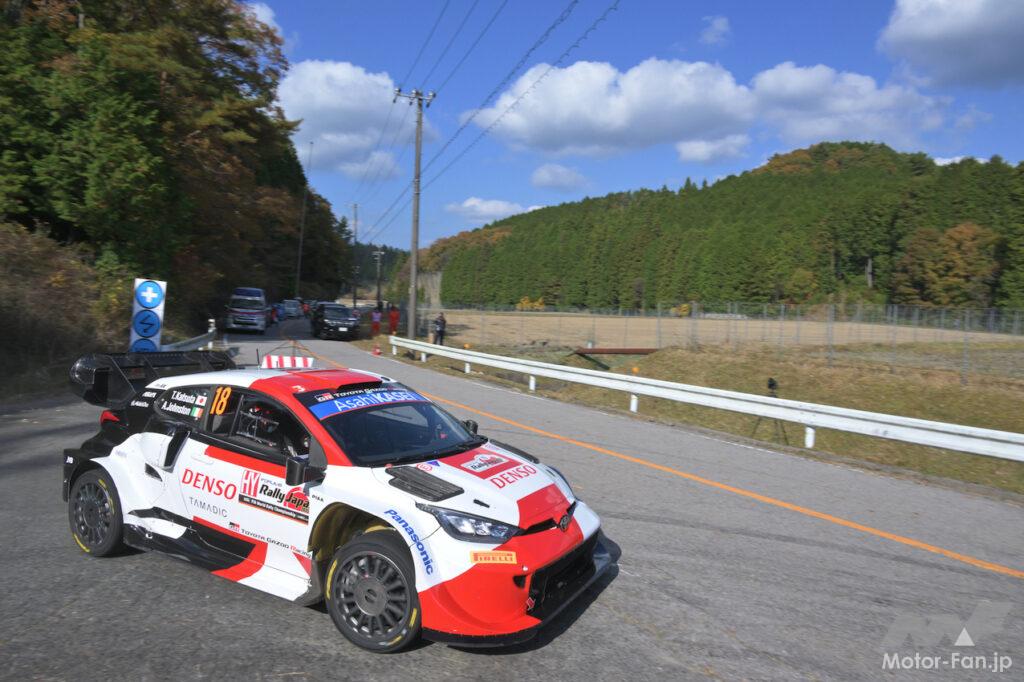 「WRCラリージャパン、トヨタの勝田貴元選手が地元で3位表彰台獲得！ 」の1枚目の画像
