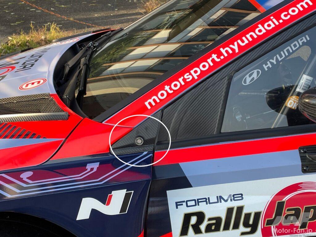 「WRCマシンのウインカーはどこにある？ 写真で振り返る「ラリージャパン2022」の気になるポイント。」の10枚目の画像