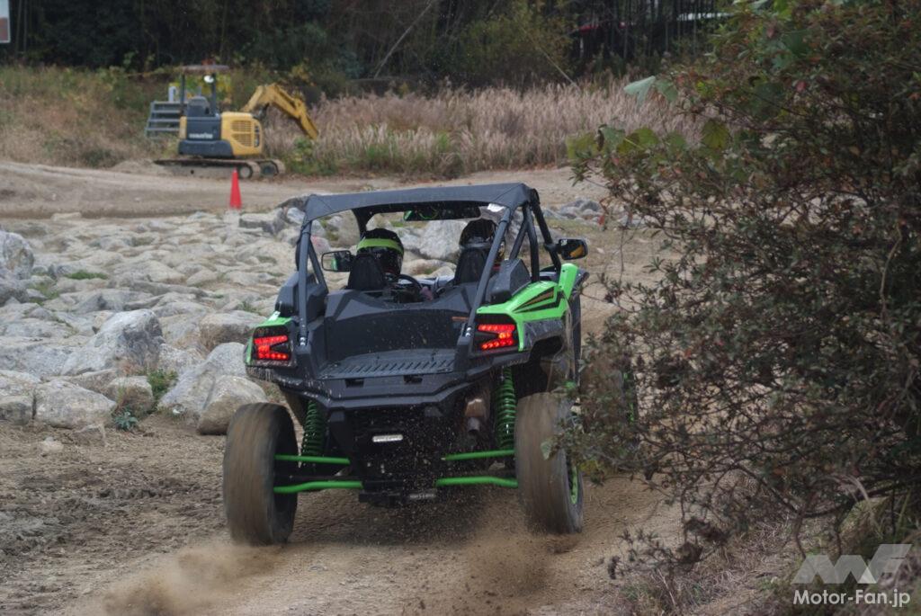 「カワサキが四輪を発売!? 岩山も登れるグリーンモンスター「TERYX KRX 1000」が日本逆上陸！ その驚くべき走破性能とは？」の31枚目の画像