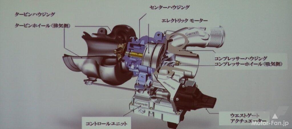 「新型メルセデスAMG SLが搭載する現代最強の2.0Lエンジン 電動ターボのM139とは」の13枚目の画像
