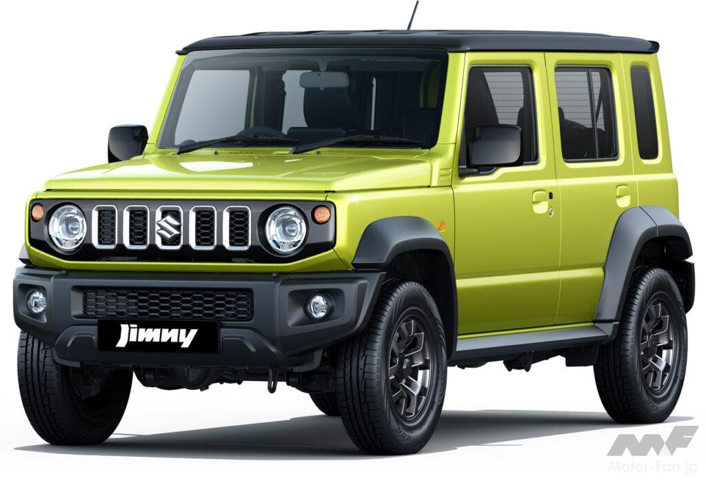 「ついに出た！ 5ドアのスズキ「ジムニー」新型SUV「フロンクス」とともにインド「オートエキスポ2023」で発表！」の1枚目の画像