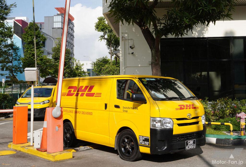 「ミシュランの耐パンク性タイヤ「アプティス・プロトタイプ」がシンガポールで初の試験運用を実施。DHLとの提携により実現」の1枚目の画像