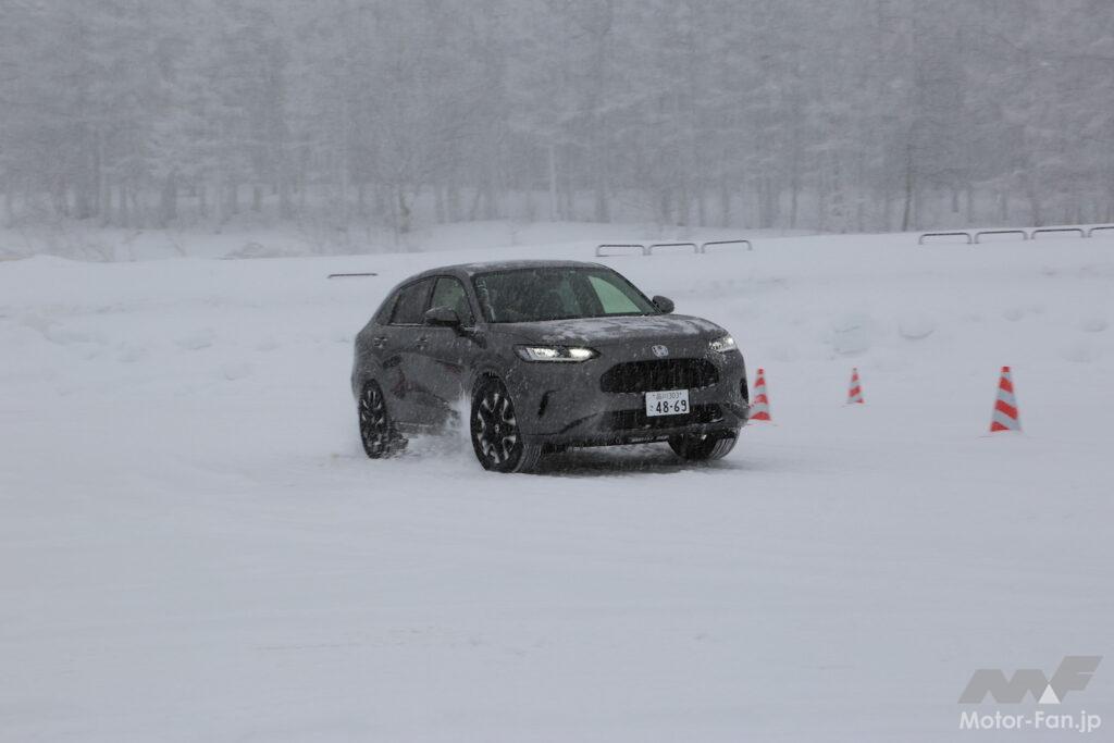 「ホンダZR-Vの雪上ドライブでリアルタイムAWDの実力を再確認「やっぱりAWDだな」」の18枚目の画像