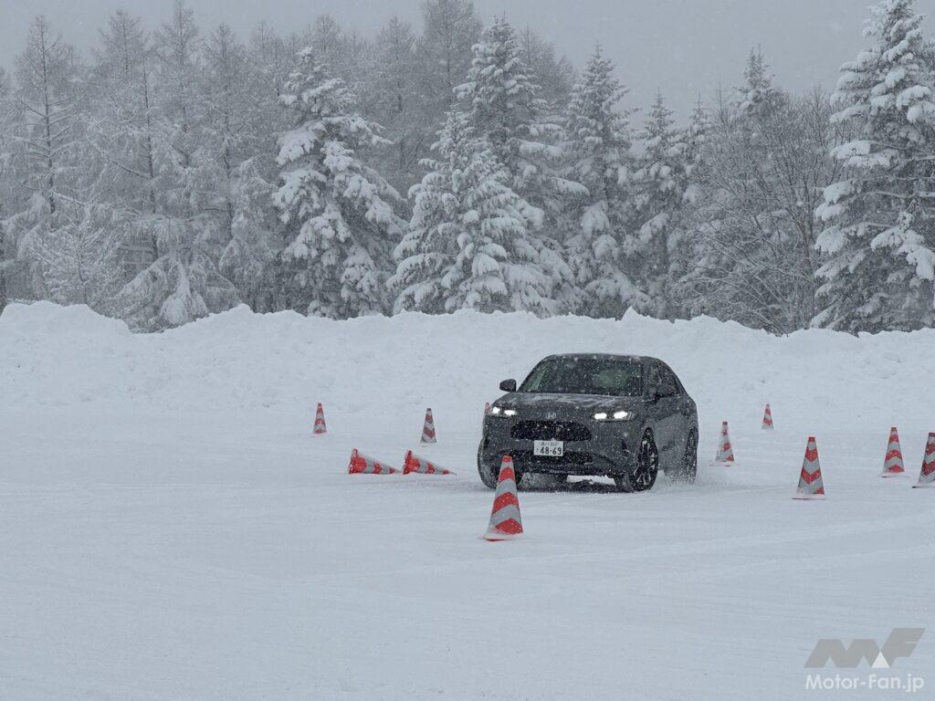 「ホンダZR-Vの雪上ドライブでリアルタイムAWDの実力を再確認「やっぱりAWDだな」」の20枚目の画像