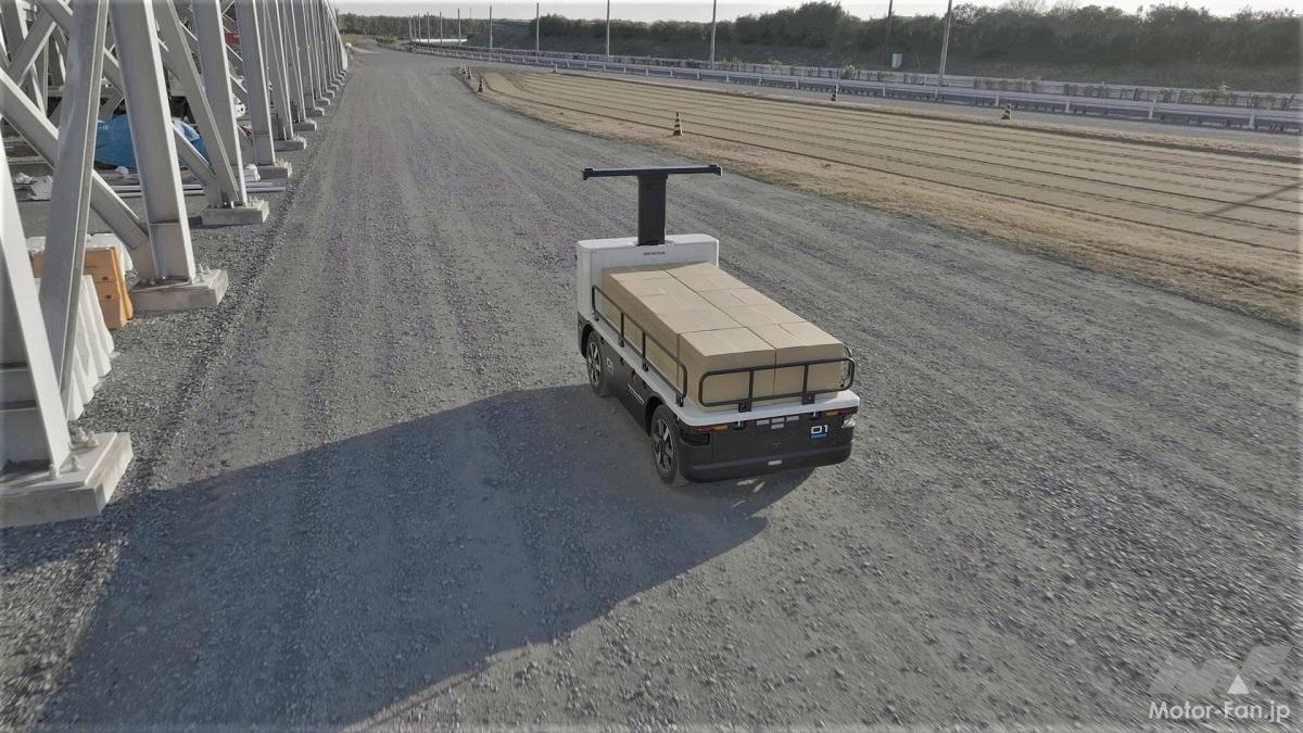 「北米ホンダが自律走行型オフロード作業車両「ホンダAWV」の新型プロトタイプを米国CONEXPO 2023で初公開！電動・完全プログラム式で運搬作業をサポート！」の9枚目の画像