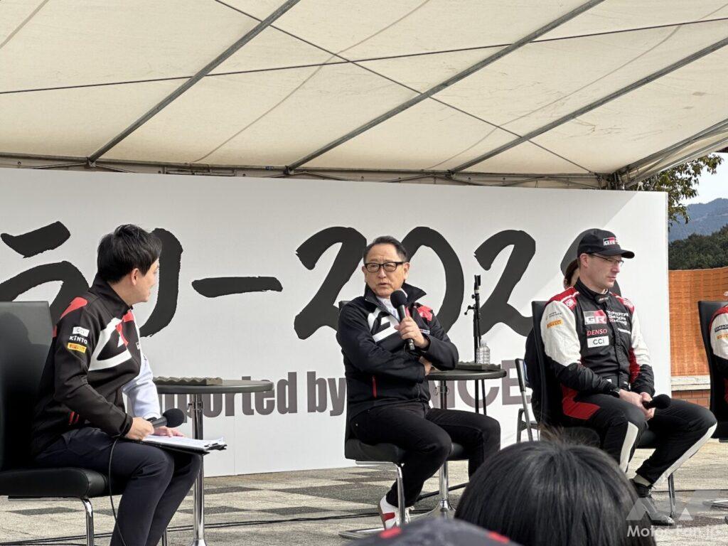 「4年ぶりの有観客の新城ラリーにモリゾウさん、勝田貴元選手、WRCマシンが集結！」の5枚目の画像
