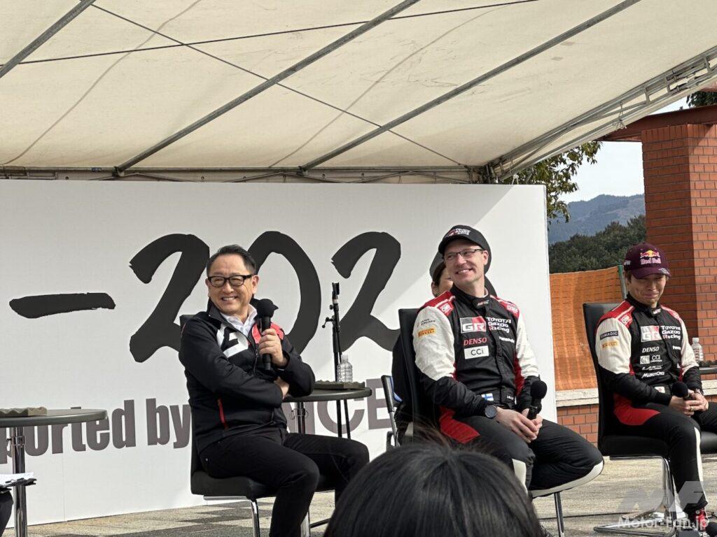 「4年ぶりの有観客の新城ラリーにモリゾウさん、勝田貴元選手、WRCマシンが集結！」の3枚目の画像