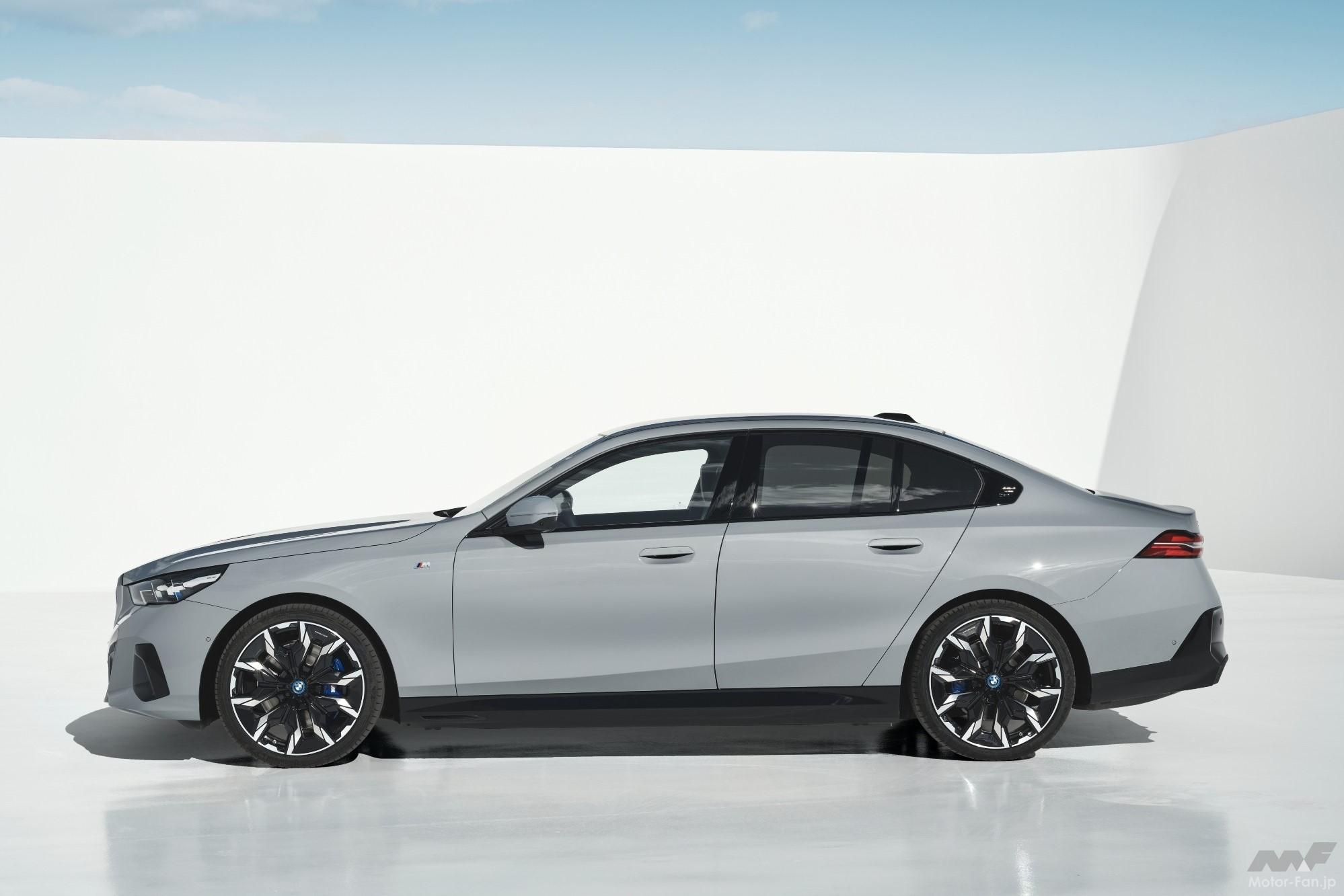 「BMW 新型5シリーズ・セダン発表！ シリーズ初の完全電動モデルは600PS/820Nmを発揮！ スタイリングを一新し、近代的なスポーティ・ラグジュアリーを実現」の5枚目の画像