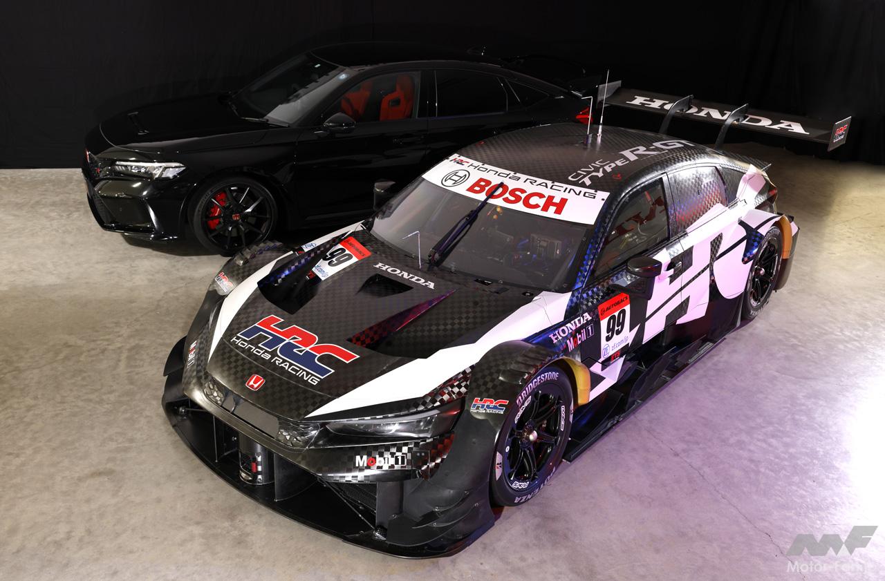 ホンダ・レーシングが「シビック・タイプRGT」の走行テストを開始。2024年SUPER GTシリーズGT500クラス参戦に向けて 画像