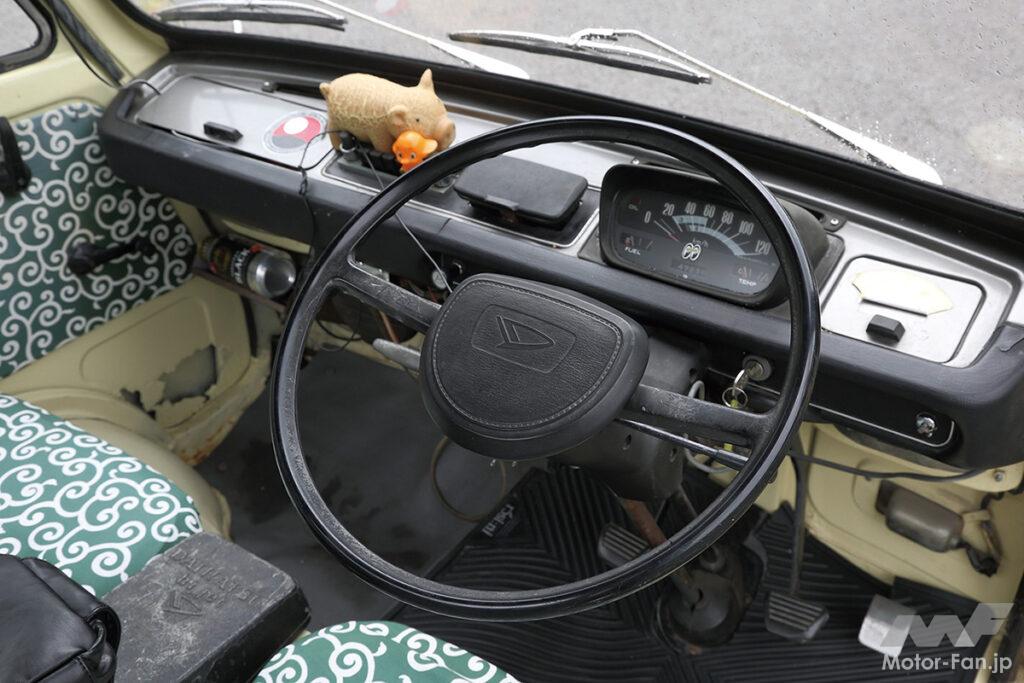 「ほぼノーマル維持の“ちょいヤレ”仕様、サブロク規格のボディに550㏄エンジン搭載の希少車! おれの街のクルマ自慢 | 昭和51年式 スズキ・ST10・キャリイ 550cc」の9枚目の画像
