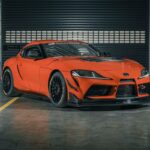 「欧州トヨタ、GRスープラGT4の生産台数100台を記念した限定モデル「100エディション」を世界限定3台で発売！専用プラズマ・オレンジのボディに特注カーボンファイバー装備を装着して、欧州、北米、アジアで各1台ずつの販売！」の15枚目の画像ギャラリーへのリンク