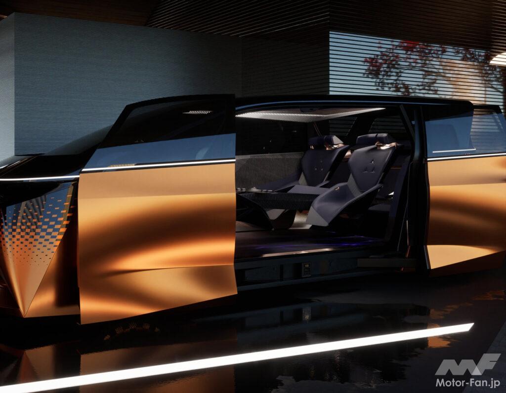 「日産の電動ミニバンコンセプト「ハイパーツアラー」は日本のおもてなしの精神や上質さに自動運転をはじめとする先進技術を融合【ジャパンモビリティショー2023】」の3枚目の画像