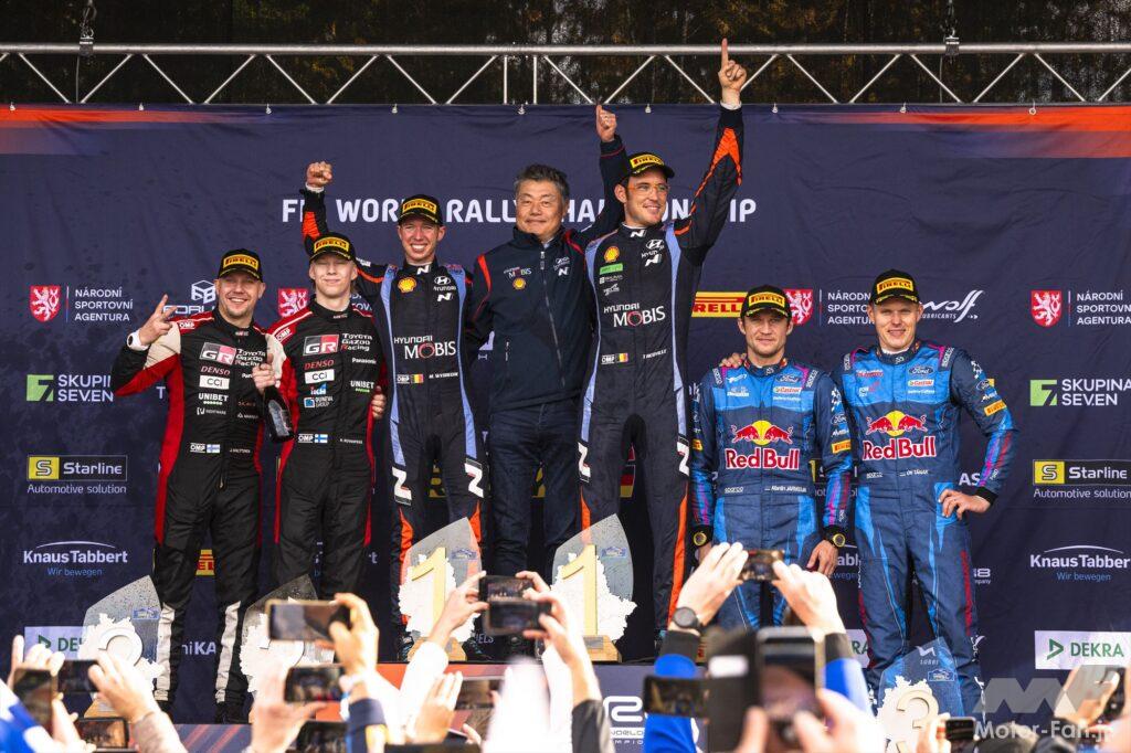 「【WRCラリー結果】トヨタのロバンペラがWRC連覇を達成！ 初開催セントラル・ヨーロピアン・ラリーの優勝者はヌービルに」の4枚目の画像