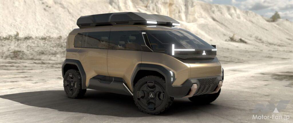 「“未来のデリカ”はこうなる!? 三菱が電動クロスオーバーMPV「MITSUBISHI D:X Concept」を世界初公開【ジャパンモビリティショー2023】」の1枚目の画像